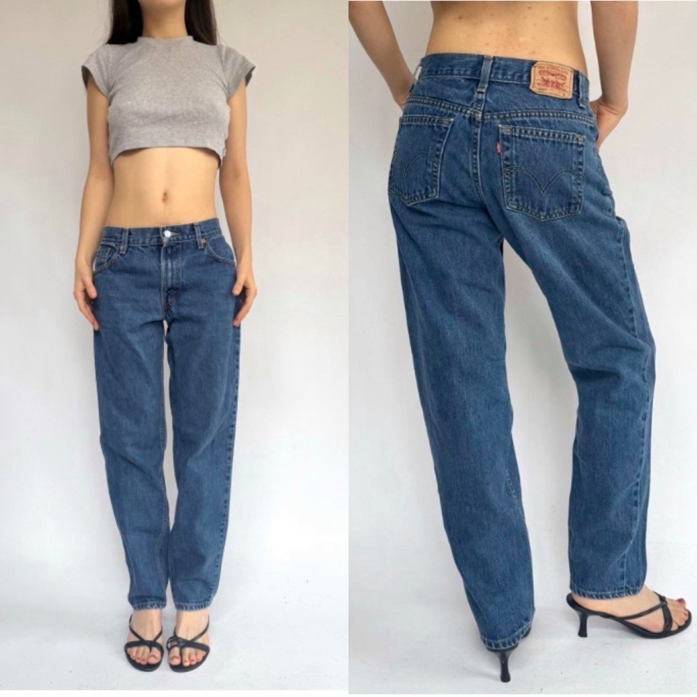 LEVI'S 550 Vintage Relaxed Bootcut High Rise Jeans Medium Wash 8